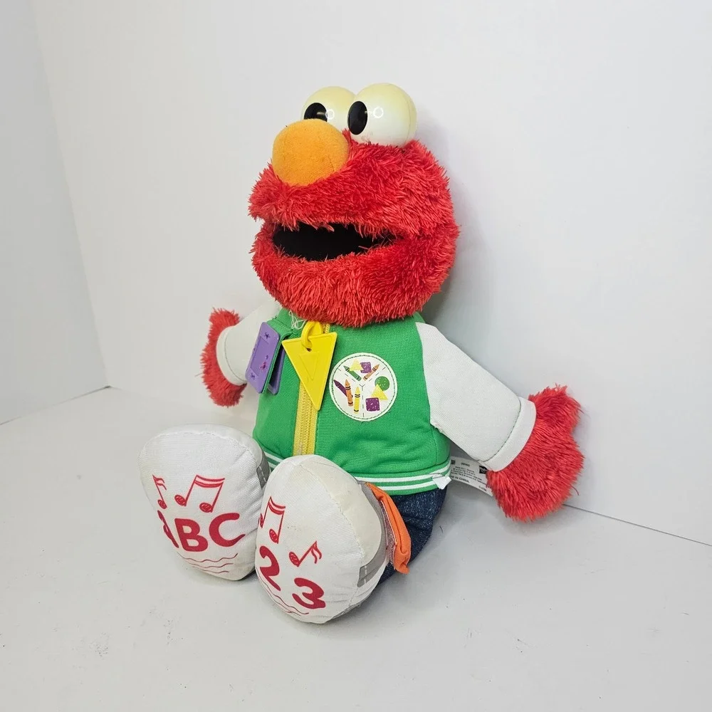 Sesame Street Elmo Dressy Plush Hasbro 2011 Untestee